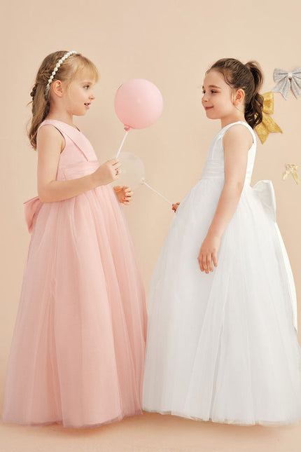 Robe Cérémonie Enfant Rose Douce - gallery 2