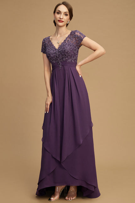 Robe Cérémonie Aérienne Violet - gallery 4