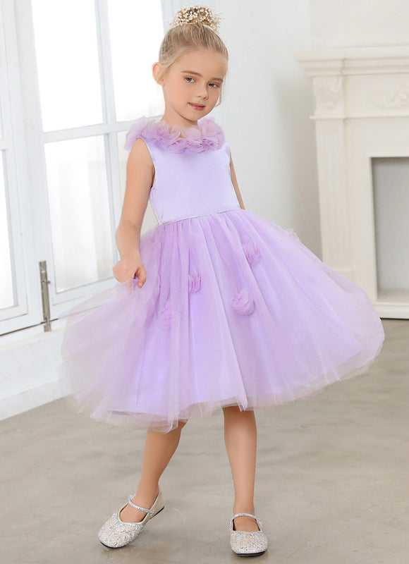 Robe Cérémonie Lavande Éclatante