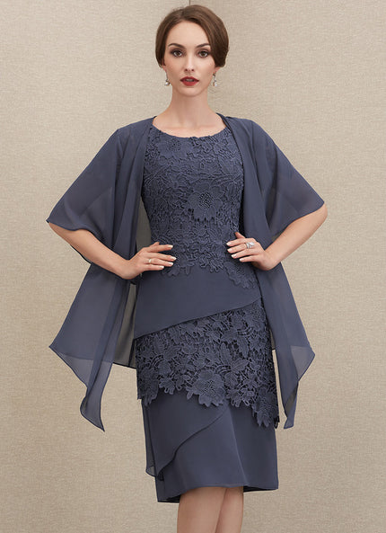 Robe Cérémonie Dentelle Sombre