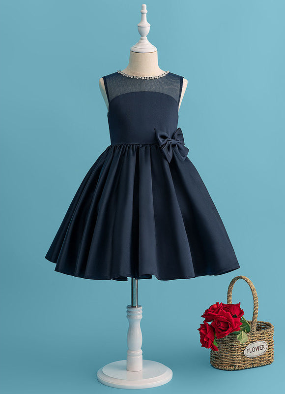 Robe Cérémonie Satinée Précieuse - gallery 1