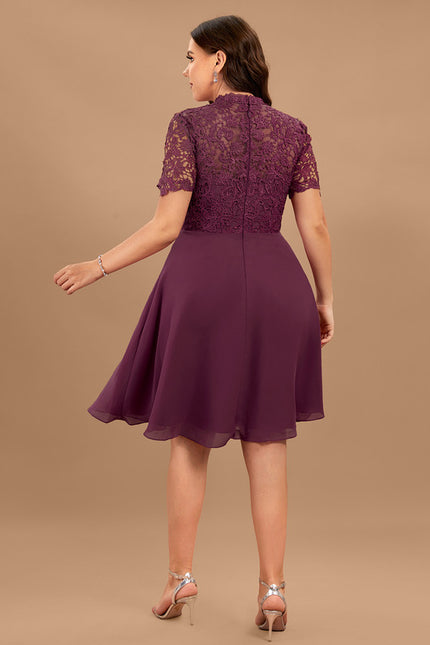 Robe Cérémonie Violet Élégant - gallery 8