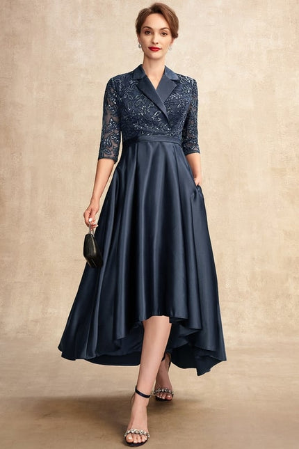 Robe Cérémonie Satinée Nuit