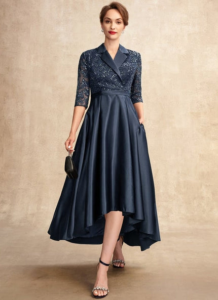 Robe Cérémonie Satinée Nuit