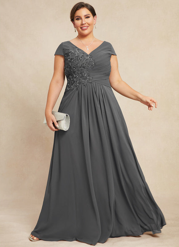 Robe Cérémonie Gris Perle Élégante - gallery 7