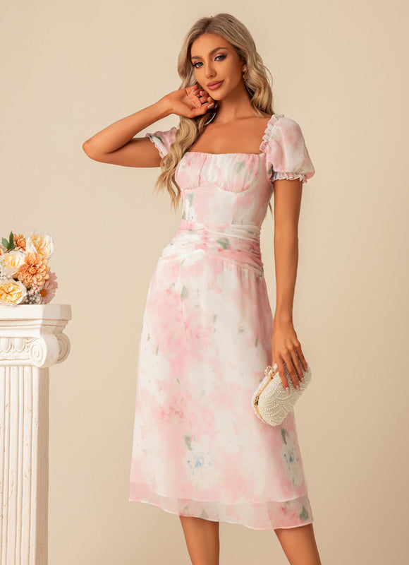 Robe Cérémonie Mousseline Pastel - gallery 4