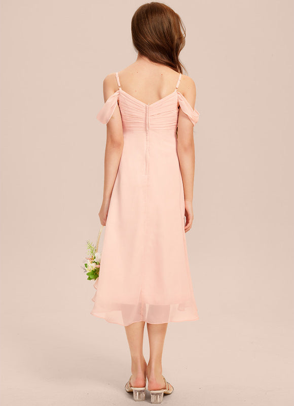 Robe Cérémonie Mousseline Vert Tendre - gallery 6