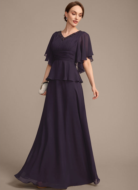 Robe Cérémonie Violette Fluide - gallery 3