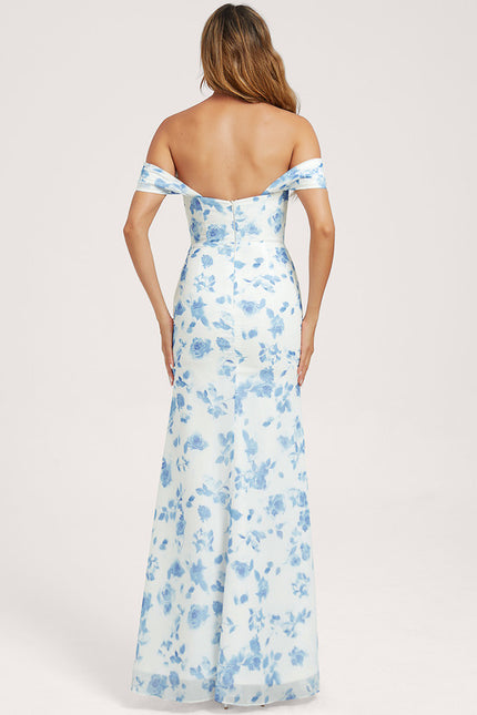 Robe Cérémonie Élégante À Décolleté - gallery 4