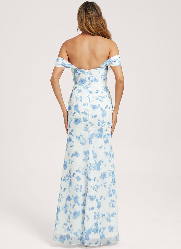 Robe Cérémonie Élégante À Décolleté - gallery 4