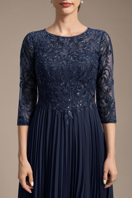 Robe Cérémonie Nuit Plissée Élégante - gallery 7