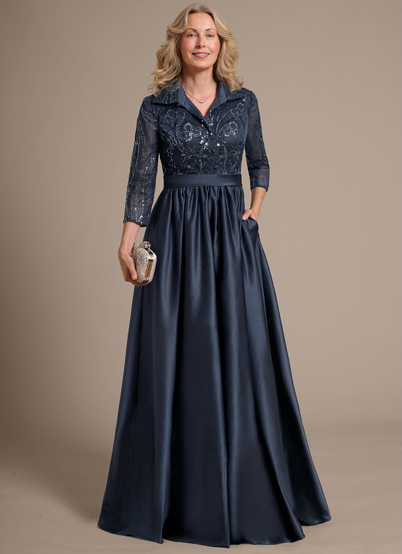 Robe Ceremonie Bleu Nuit