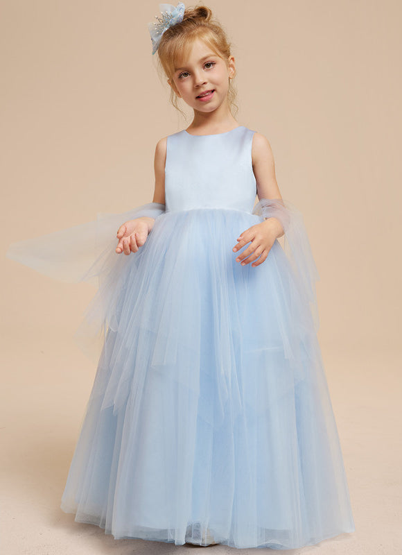 Robe Cérémonie Tulle Céleste - gallery 3