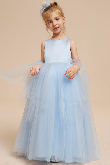 Robe Cérémonie Tulle Céleste - gallery 3