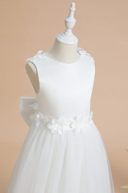 Robe Cérémonie Glamour Enfant Satiné - gallery 3