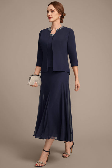 Robe Cérémonie Ensemble Chic Marine - gallery 2