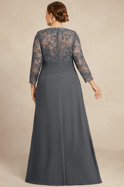 Robe Cérémonie Gris Élégant - gallery 7