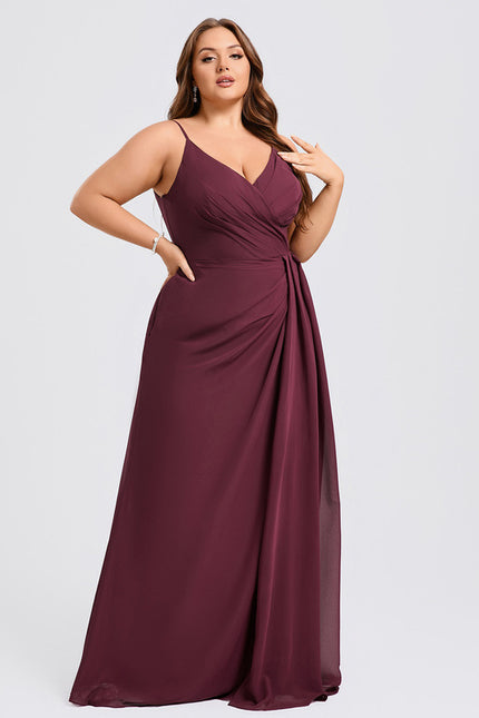 Robe Cérémonie Longue Volants Rose - gallery 6