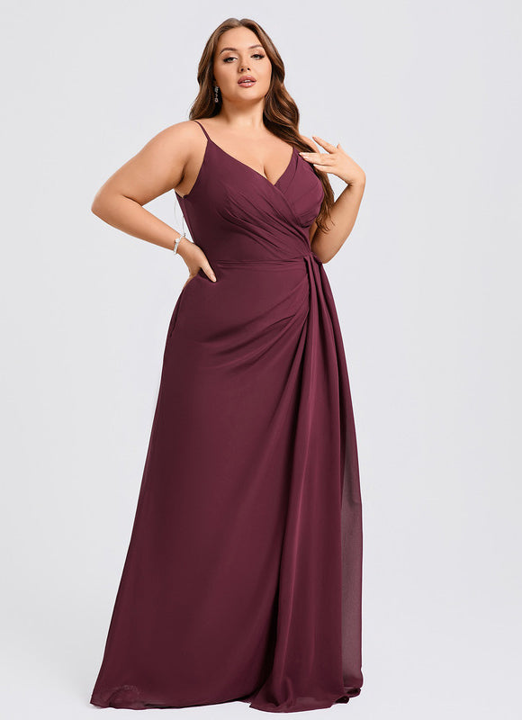 Robe Cérémonie Longue Volants Rose - gallery 6