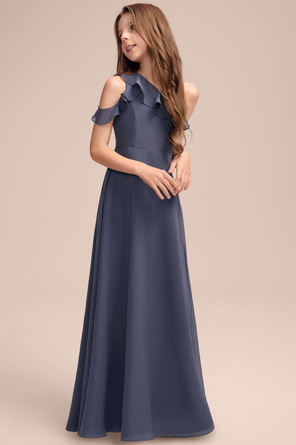 Robe Cérémonie Flottante Marine - gallery 3