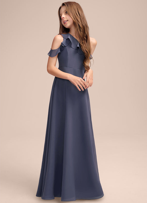 Robe Cérémonie Flottante Marine - gallery 3