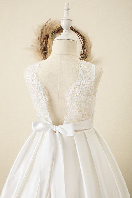 Robe Cérémonie Satinée Éclatante - gallery 2