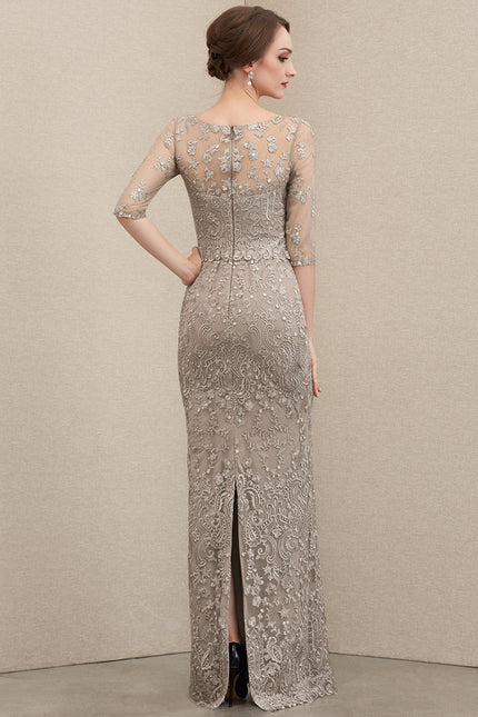 Robe Longue Ceremonie Beige - gallery 7