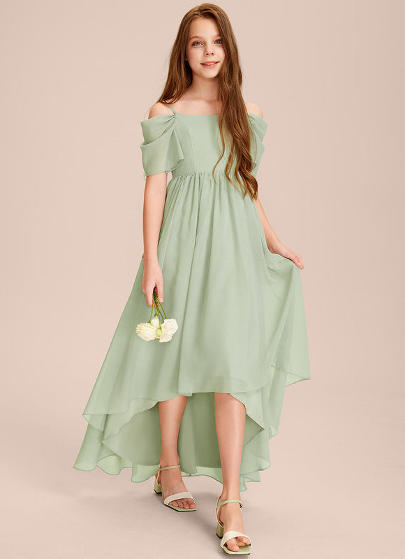 Robe Cérémonie Mousseline Vert Tendre - gallery 1