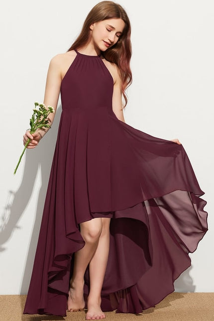 Robe Cérémonie Asymétrique Azur