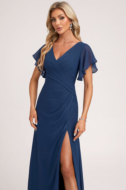 Robe Cérémonie Longue Volants Rose - gallery 4