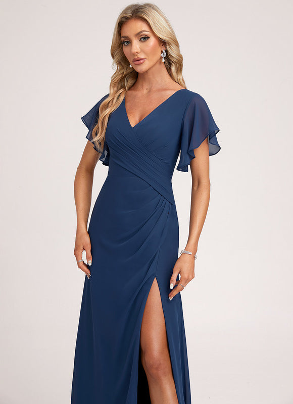 Robe Cérémonie Longue Volants Rose - gallery 4