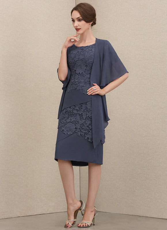 Robe Cérémonie Dentelle Sombre - gallery 1