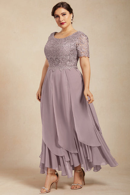 Robe Cérémonie Mousseline Lavande - gallery 6