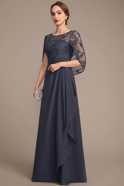 Robe Cérémonie Fluide Dentelle - gallery 3