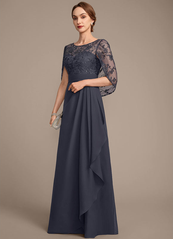 Robe Cérémonie Fluide Dentelle - gallery 3