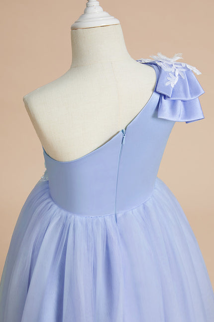 Robe Cérémonie Bleu Pastel Élégant - gallery 1