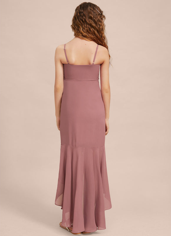 Robe Cérémonie Asymétrique Volants - gallery 7