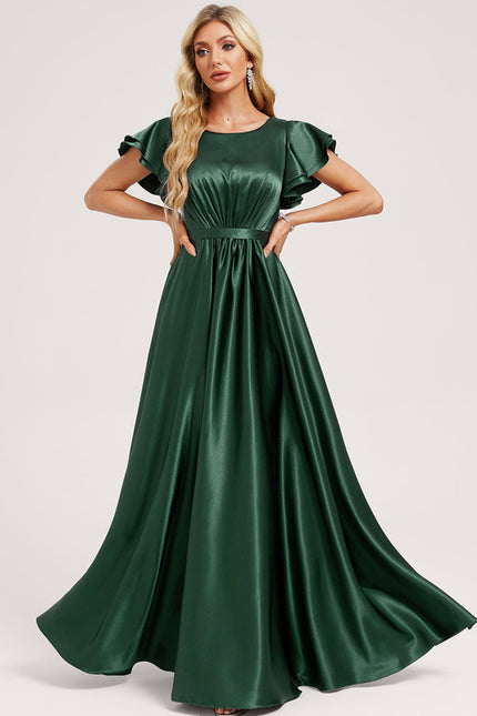 Robe Cérémonie Demoiselle Dhonneur Émeraude - gallery 2