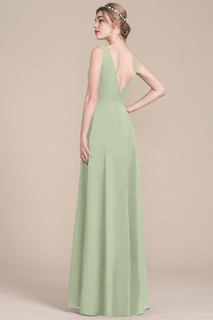 Robe Cérémonie Longue Volants Rose - gallery 3