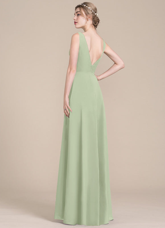 Robe Cérémonie Longue Volants Rose - gallery 3