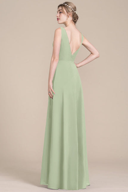 Robe Cérémonie Longue Volants Rose - gallery 3