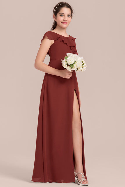 Robe Cérémonie Mousseline Bleu Pastel - gallery 1