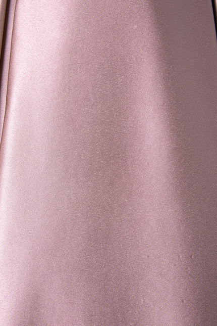 Robe Cérémonie Satin Émeraude Élégante - gallery 4