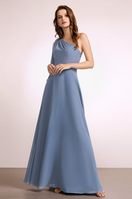 Robe Cérémonie Mousseline Rose Pâle - gallery 2