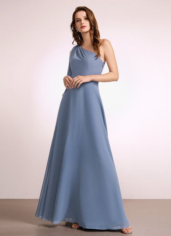 Robe Cérémonie Mousseline Rose Pâle - gallery 2