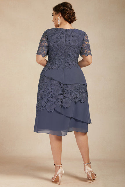 Robe Cérémonie Dentelle Sombre - gallery 8