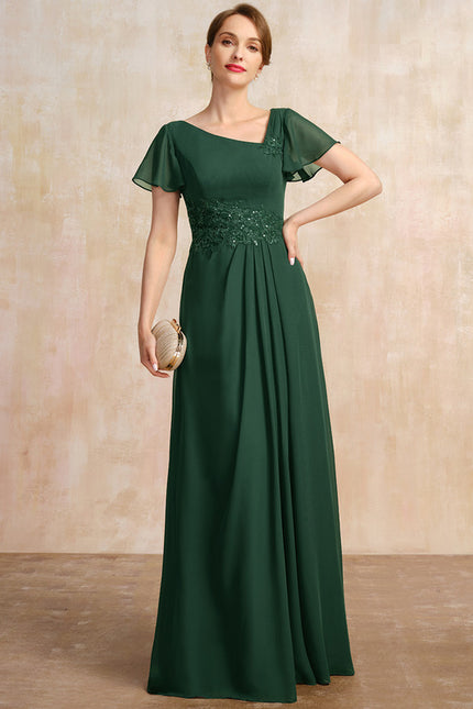 Robe Cérémonie Longue Élégante Émeraude