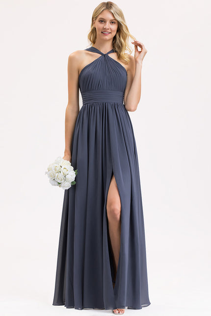 Robe Cérémonie Longue Volants Rose - gallery 4