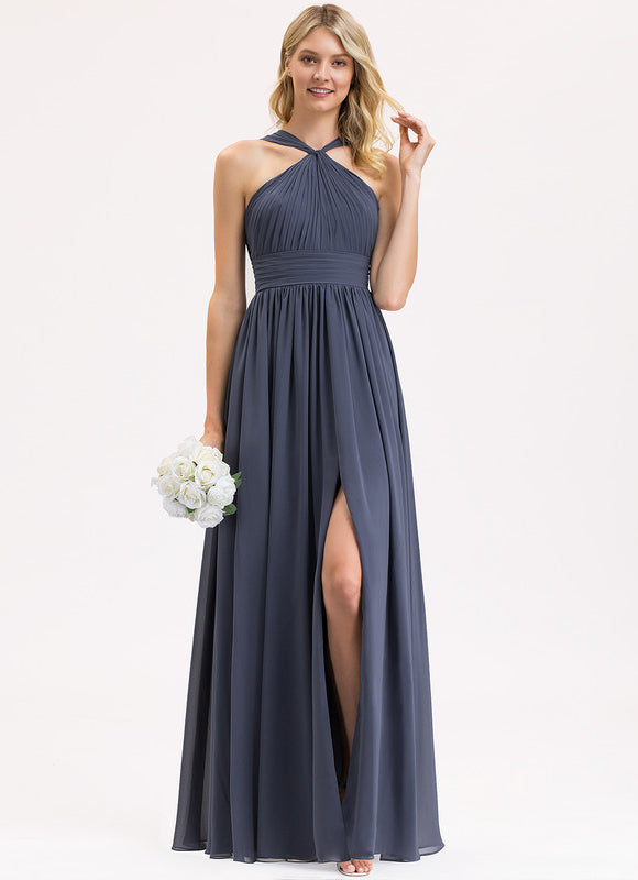 Robe Cérémonie Longue Volants Rose - gallery 4