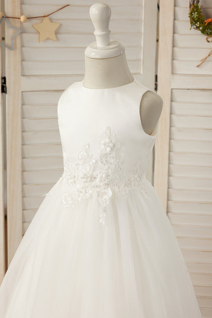 Robe Cérémonie Tulle Élégante - gallery 2